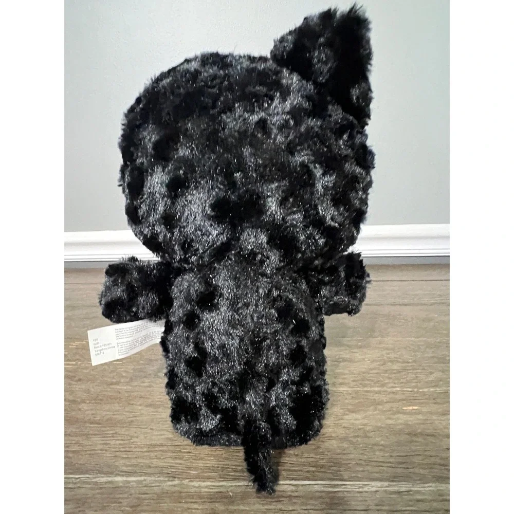 Halloween Hello Kitty Plush Gemmy Black Orange Sparkling 11